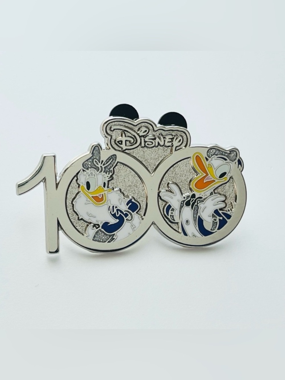 Disney 100 Platinum Celebration Trading Pin